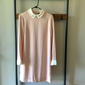 Victoria Beckham for target dress. Peter Pan collar with Bunnies